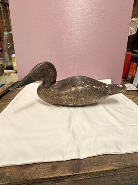 Antique wooden duck decoy